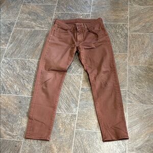 Uniqlo Men's Slim Fit Jeans in Brown